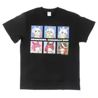 集合 Tシャツ ブラック Lサイズ 「ウマ娘 シンデレラグレイ×極楽湯・RAKU SPA カサマツの湯」