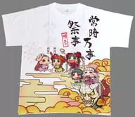 B.集合(祭り) ぷちます! フルカラーTシャツ ホワイト Lサイズ 「ぷちます!」