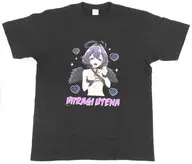 柊うてな 堕天使ver. Tシャツ ブラック XLサイズ 「くじ引き堂 魔法少女にあこがれて マジアベーゼ＆柊うてな HappyBirthdayオンラインくじ」 A-2賞
