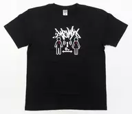 夕闇に誘いし漆黒の天使達 心の距離は0m Tシャツ ブラック XLサイズ 「夕闇に誘いし漆黒の天使達 生配信ワンマンライブ『俺たちの距離が2mになっても心の距離は0mだぜ』」