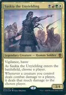 [A la carte] Saskia the unyielding premium large-format leader card "MTG Leader 2016 OPEN HOSTILITY [English version]" bundled item