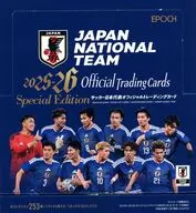 【BOX】EPOCH 2025-26 サッカー日本代表オフィシャルトレーディングカード スペシャルエディション