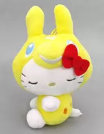 ハローキティ(イエロー) のんびりマスコット 「KITTY×RODY」