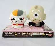 Nyanko-sensei & Intermediate Yokai Set (Smile & Tsurutsuru) Kyunguru "Ichiban KUJI Natsume's BOOK of FRIENDS Tribute Gallery ~ Oshika-Katari ~" D Prize