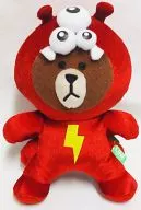 Brown (monster) brown special Plush toy "HELLO. FRIENDS LINE"