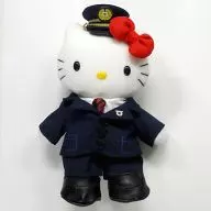 6. キティ(神戸電鉄) スルッとKANSAI トレインBOX ぬいぐるみ 「ハローキティ」