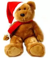Bear (1997 Holiday Teddy) Plush toy ビーニーバディーズ