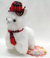 アルパカ(ホワイト/レッドタイ) ネクタイアルパカッソ スタンダードぬいぐるみ 「アルパカッソ」 