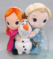 Anna&Elsa&Olaf毛絨玩偶迪士尼商店限定