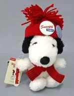 スヌーピー ウィンターファッション ニット帽 ぬいぐるみSS  「SNOOPY」