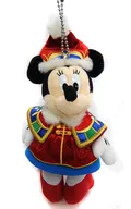 Minnie Mouse (Disney Santa Village Parade) Plush toy badge "Christmas Fantasy 2013" limited to Tokyo Disneyland