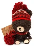 毛茸茸的马靴北欧风图案毛绒玩偶(S)[熊的学校]