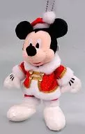 Mickey Mouse (Candlelight Reflections) Plush toy badge "Harborside Christmas 2009" Tokyo DisneySea limited