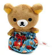 リラックマ 巾着入りぬいぐるみ 「一番くじ リラックマ ～和モダン びより～」 D賞
