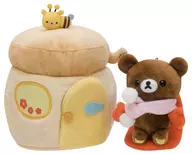 Chai Leuco bear's Acorn House Set Plush toy Deburaku Todoku Theme 「 Rilakkuma 」