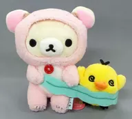 Ko Rilakkuma (sea-otter) & Kiirotri Plush toy Tara Rakko Theme "Rilakkuma" Rilakkuma Store Limited