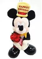 Mickey Mouse (2017 ver.) Birthday Plush toy badge "Disney" Tokyo Disney Resort limited