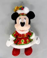 Minnie Mouse (Christmas version) Plush toy badge "Tokyo Disneyland Electrical Parade Dreamlights" limited to Tokyo Disneyland