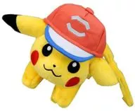 皮卡丘(SATOSHI帽/SUN&MOON Ver.)KASHINORI皮卡丘毛絨玩偶
