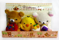 リラックマ＆コリラックマ＆キイロイトリ ハッピーナチュラルタイムテーマ 笑顔でスイーツぬいぐるみセット 「リラックマ」 いつでもリラックマ限定