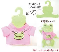 ピクルス ミニTシャツ(ハート) ビーンドール用コスチューム 「pickles the frog-かえるのピクルス-」