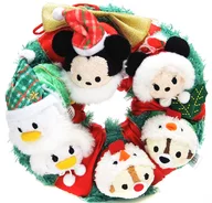 Mickey & Friends (Christmas) Leasing de animais empalhados "Disney TSUM TSUM" Disney Store Limited