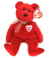 Urso (Segredo) Animais de pelúcia Beanie Babies