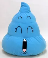 Umchi-kun (Blue / Smiley Face) Super-Deka Umchi-kun Plush toy ~ Waku Waku Face / Smiley Face ~ "Dr. SLUMP Arale-chan"