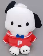 ポチャッコ(水手服)模切无微不至毛绒玩偶(S)"三丽鸥角色短途旅行"