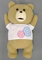 テッド(ホワイト) 花火柄TシャツぬいぐるみXL 「ted2」