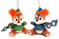 Chip&Dale(Halloween Day Dream)毛绒玩偶徽章东京迪士尼海洋乐园限定