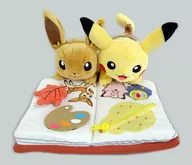 季節皮卡丘&EBL(秋)毛絨玩偶口袋妖怪中心限定