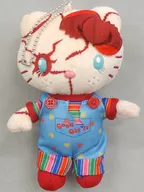 [単品] キティ(チャッキー) ぬいぐるみキーチェーン 「ハローキティ×チャイルド・プレイ」 ユニバーサル・スタジオ・ジャパン限定