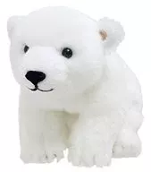 シロクマ(子供) ぬいぐるみ 「りくのなかまたち」