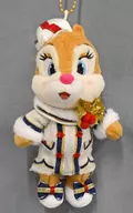 CLARICE(聖誕節時間！)毛絨玩偶徽章東京迪士尼海洋樂園限定