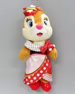 Clarith Plush toy badge "Very Very MINNIE! - Berry Berry minnie! -" limited to Tokyo Disneyland