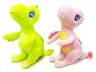 All 2 sets Cue & Mu Special Plush toy "Eiga Doraemon : Nobita's New Dinosaurs"