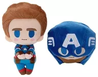 Steve Rogers (Captain America) Crossbar with Deas Mask, Big Kokorisan Plush toy "Marvel"