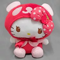 Hello Kitty (front) Sutoro べりべり BIG Plush toy "Panda Hello Kitty"