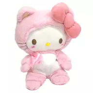 hello kitty(粉色)小貓小貓毛絨玩偶