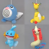 全4種セット しっぽみてみて!ぬいぐるみ～ニョロモ・デンリュウ・ミズゴロウ・ミロカロス～ 「ポケットモンスター」