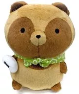 "Tanuki to Kitsune" (A raccoon dog and a fox), an outing raccoon Plush toy