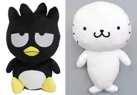 All 2 Types Set Tsubamaru & Hanamaru BIG Plush toy "Sanrio Character Connectors"