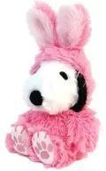 Snoopy (Bunny / Pink) Fuwatata Plush toy "PEANUTS (Snoopy)"