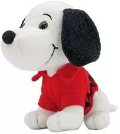 史努比紅襯衫坐50年Bean人偶娃娃