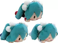 3-Type Set Nebobari Plush toy "Hatsune Miku" Christmas 2020 "Vocaloid"