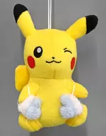 Pikachu (wink) Plush toy - Winter Pikachu -' Pocket Monsters'