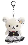 Série Rilakkuma (Polka Dot) Sempre disponível! Série Rilakkuma "Rilakkuma", um porta-chaves de brinquedos empalhados.