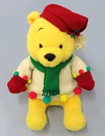 Winnie the Pooh (Red Knitted hat / Green Scarf) Plush toy "Disney Christmas 2020" Tokyo Disney Resort limited