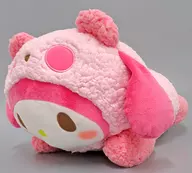 My Melody Momomoko-Panda BIG Plush toy - My Melody / Kuromi - "Sanrio Character Connectors"